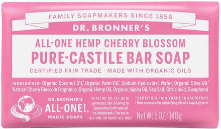 Dr. Bronner's Bar Soap Cherry Blossom - 140 g