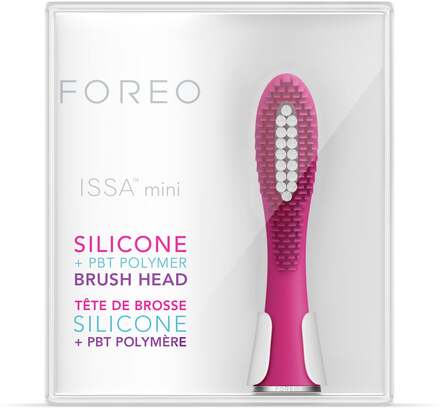 FOREO ISSA Mini Hybrid Brush Head Wild Strawberry Fuchsia - 1 pcs