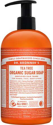 Dr. Bronner's Organic Hand & Body Shikakai Soap Tea Tree 710 ml