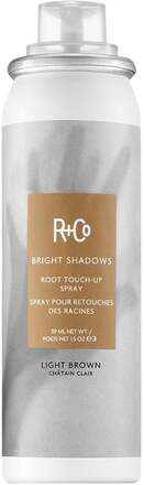 R+Co Bright Shadows Root Touch-Up Spray Light Brown - 59 ml