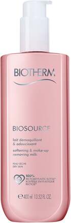 Biotherm Biosource Softening & Make-Up Removing Milk, Dry Skin - 400 ml