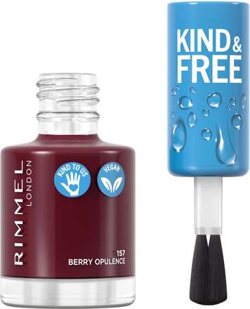 Rimmel London Kind & Free Clean Nail Polish 157 Berry