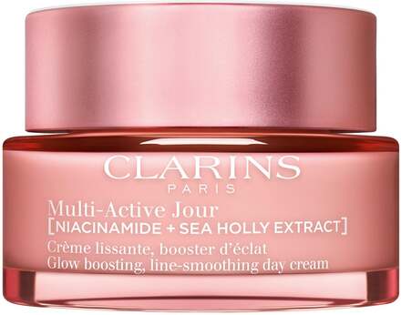 Clarins Multi-Active Jour Glow Boosting, Line-Smoothing Day Cream for All Skin Types - 50 ml