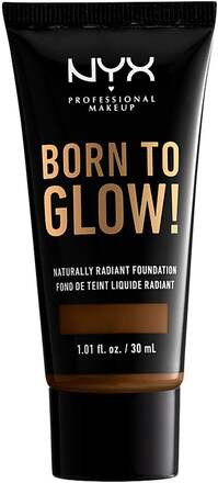 NYX Professional Makeup Born To Glow Naturally Radiant Foundation Walnut - 30 ml