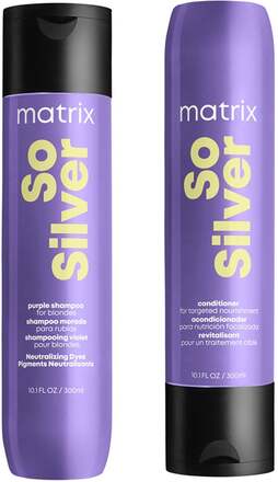Matrix So Silver Duo Shampoo 300ml, Conditioner 300ml