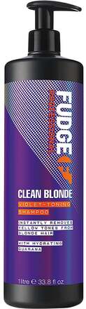 Fudge Clean Blonde Violet Toning Shampoo 1000 ml