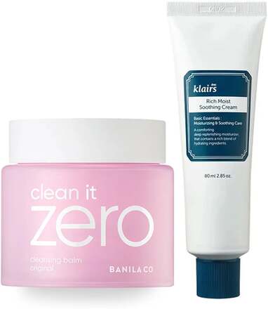 Banila Co K-Beauty Skincare Stars Cleansing Balm 180 ml & Soothing Cream 80 ml
