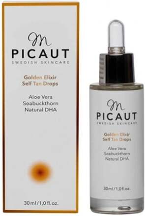 M Picaut Swedish Skincare Golden Elixir Self Tan Drops 30 ml