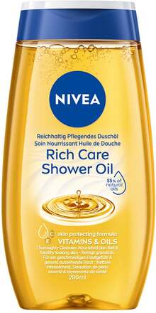 Nivea Rich Caring Shower Oil 200 ml