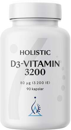 Holistic D3-vitamin 3200 90 pcs
