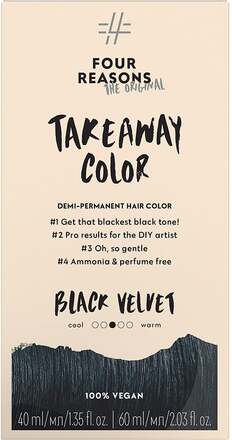 Four Reasons Take Away Color 1.0 Black Velvet - 100 ml