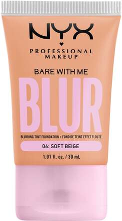 NYX Professional Makeup Bare With Me Blur Tint Foundation Soft Beige - Medium Beige with a Warm Undertone 06 - 30 ml