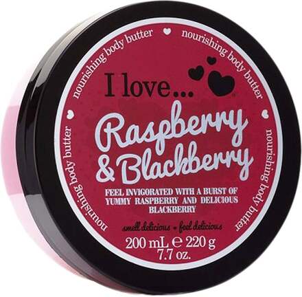 I Love Raspberry & Blackberry Nourishing Body Butter - 200 ml