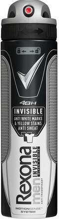 Rexona Men Deo Spray Invisible Black & White 150 ml