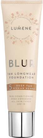 Lumene Blur 16H Longwear Foundation SPF15 5 Deep Tan - 30 ml