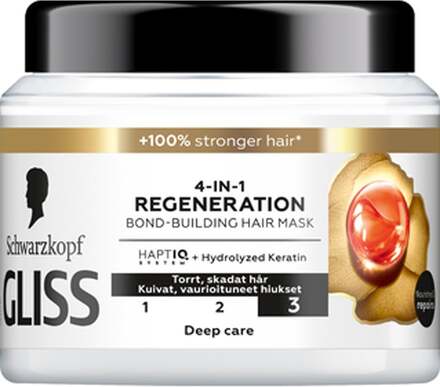 Schwarzkopf Gliss 4-In-1 Regeneration Bond-Building Hair Mask