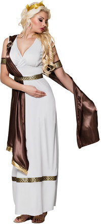 Grekisk Gudinna Toga Kostym