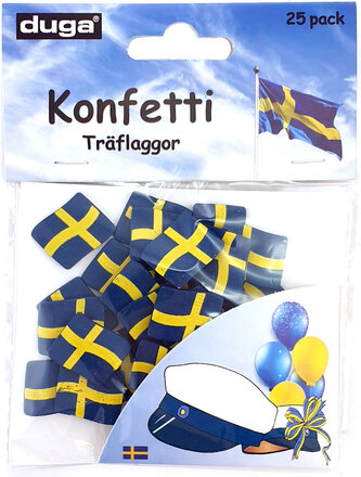 Konfetti Sverigeflaggor