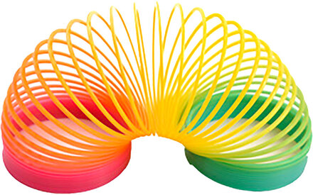 Regnbågsfärgad Slinky Leksak