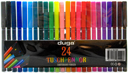 Tuschpennor 24-pack