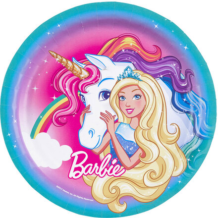 Barbie Dreamtopia Papperstallrikar