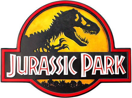 Jurassic Park Metallskylt