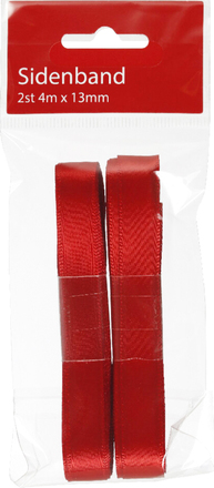 Sidenband Röd 13 mm 2-pack