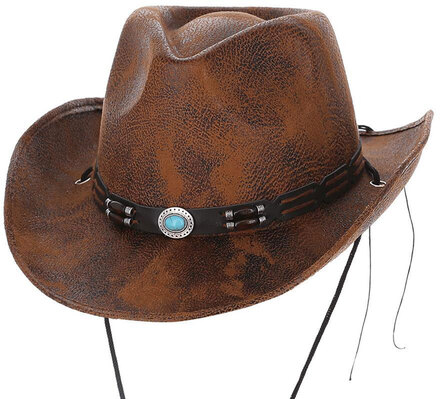 Cowboyhatt Brun Western