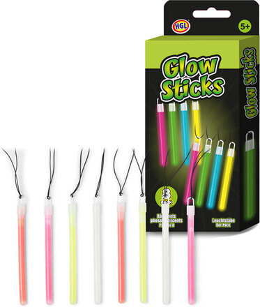 Glowsticks Halsband 8-pack