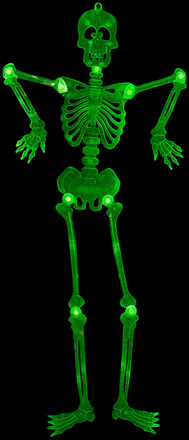 Hängande Självlysande Skelett 90 cm