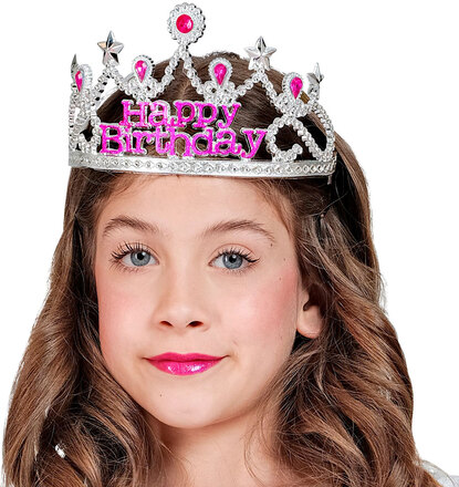 Silver Tiara Happy Birthday