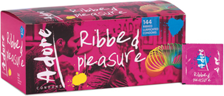 Adore Ribbed Pleasure condoms 144 pcs