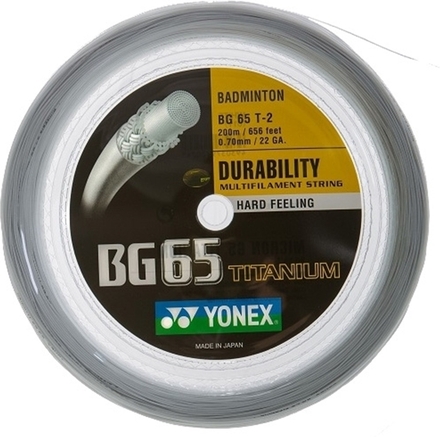 Yonex BG 65 Ti White 200m