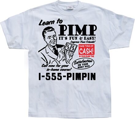 Learn To Pimp, T-Shirt