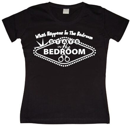 What Happens In The Bedroom... Girly T-shirt, T-Shirt
