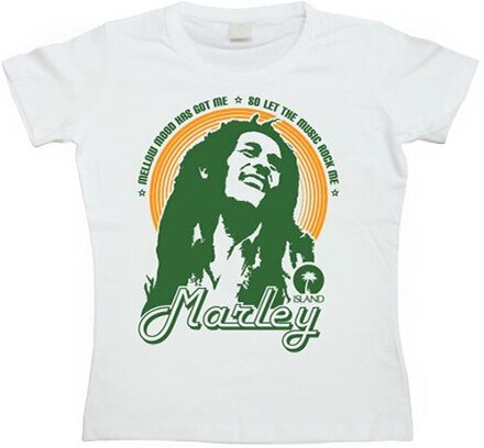 Bob Marley - Mellow Mood Girly T-shirt, T-Shirt