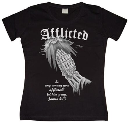 Afflicted Girly T-shirt, T-Shirt