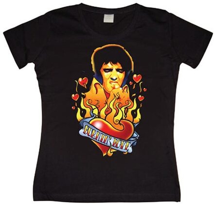 Elvis - Burnin Love Girly T-shirt, T-Shirt
