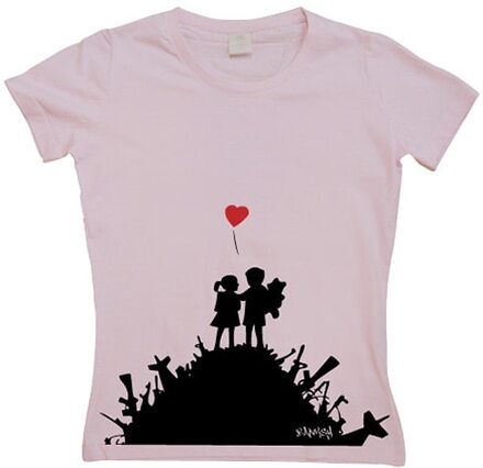 Banksy Finally Girly T-shirt, T-Shirt