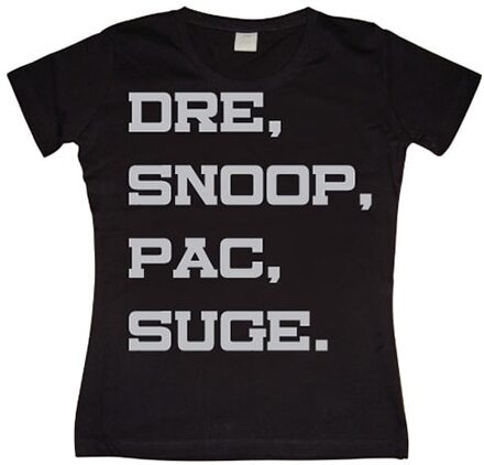 Dre, Snoop, Pac & Suge Girly Tee, T-Shirt