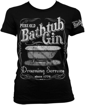 Bathtub Gin Girly T-Shirt, T-Shirt