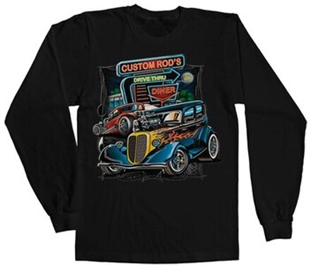 Custom Rod's Drive Through Long Sleeve Tee, Long Sleeve T-Shirt