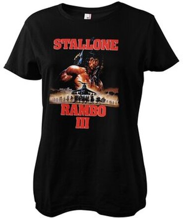 Rambo III Poster Girly Tee, T-Shirt