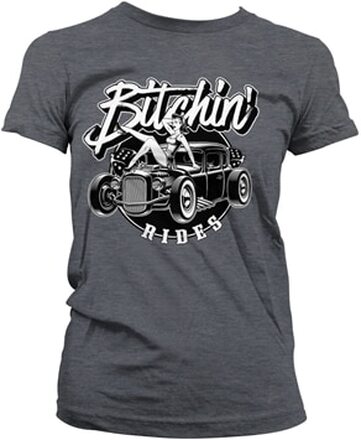 Bitchin' Rides - Hot Rod Hot Girls Girly Tee, T-Shirt
