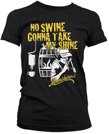 No Swine Gonna Take My Shine Girly Tee, T-Shirt