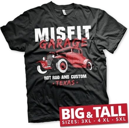 Misfit Garage Hot Rod & Custom Big & Tall T-Shirt, T-Shirt