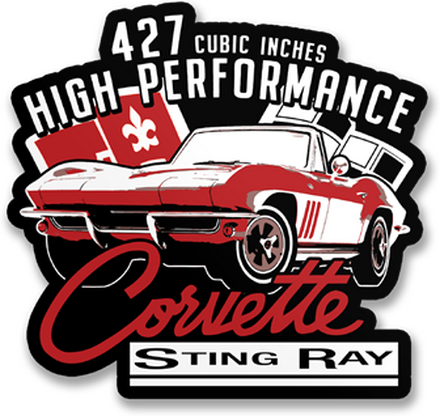 Corvette High Performance Sticker, Accessories