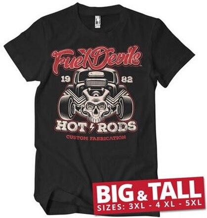 Fuel Devils Hot Rod Fabrication Big & Tall T-Shirt, T-Shirt