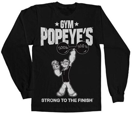 Popeye´s Gym Long Sleeve T-Shirt, Long Sleeve T-Shirt