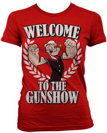 Popeye - Welcome To The Gunshow Girly T-Shirt, T-Shirt